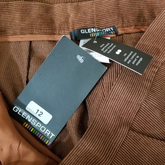 Glensport New Corduroy Vest and pant polyester/nylon set Size 12 - Picture 12 of 16
